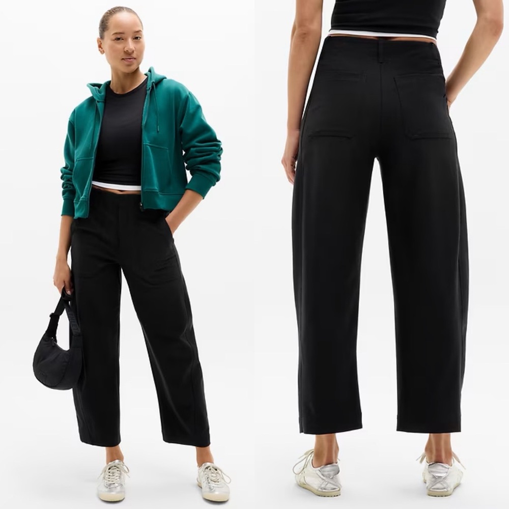 Athleta Skyline High Rise Barrel Leg Pant, 14